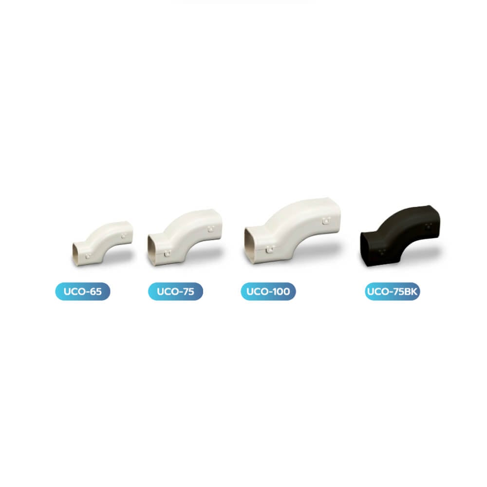 อุปกรณ์รางครอบท่อ ข้อต่อข้ามคาน UCO-75 (75 มม.) CROSS OVER UPC UPVC DUCT LINER_2